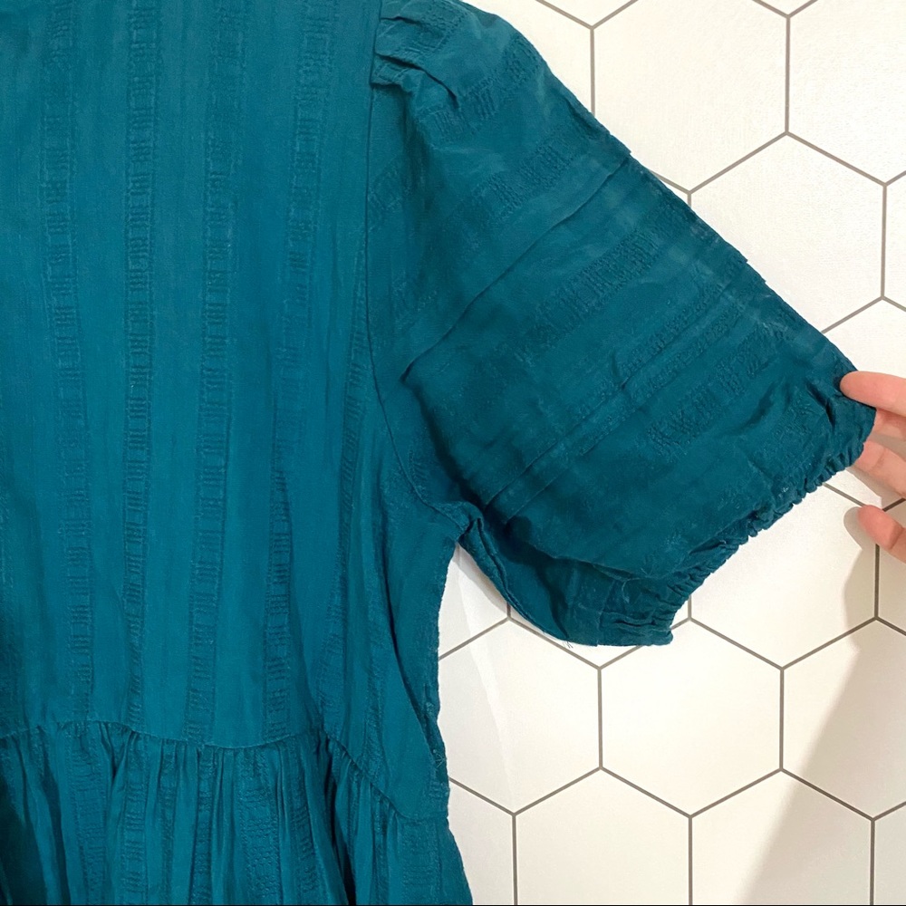 ❌SOLD❌Universal Thread | Teal Prairie Dress - Picture 7 of 8